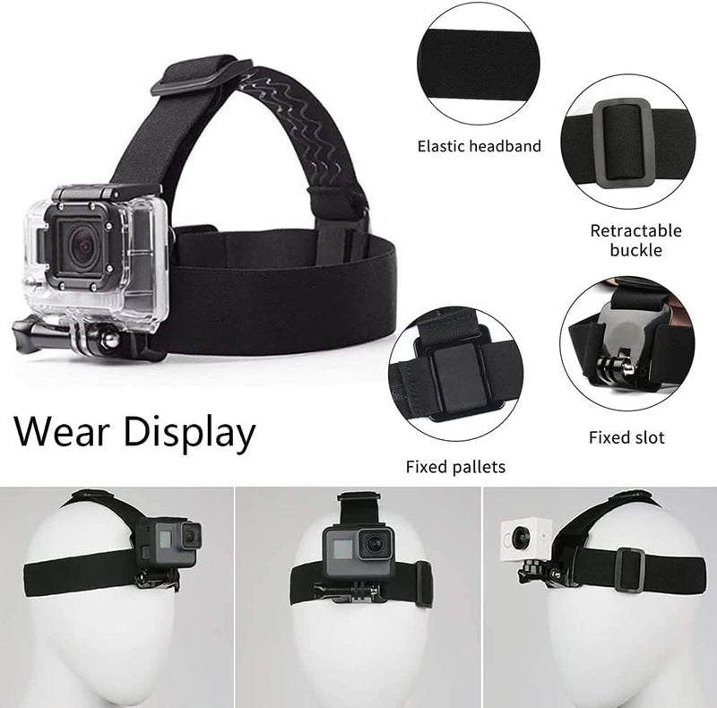 TEKCAM Headband Holder for GoPro Hero and Other Action Cameras - Image 5