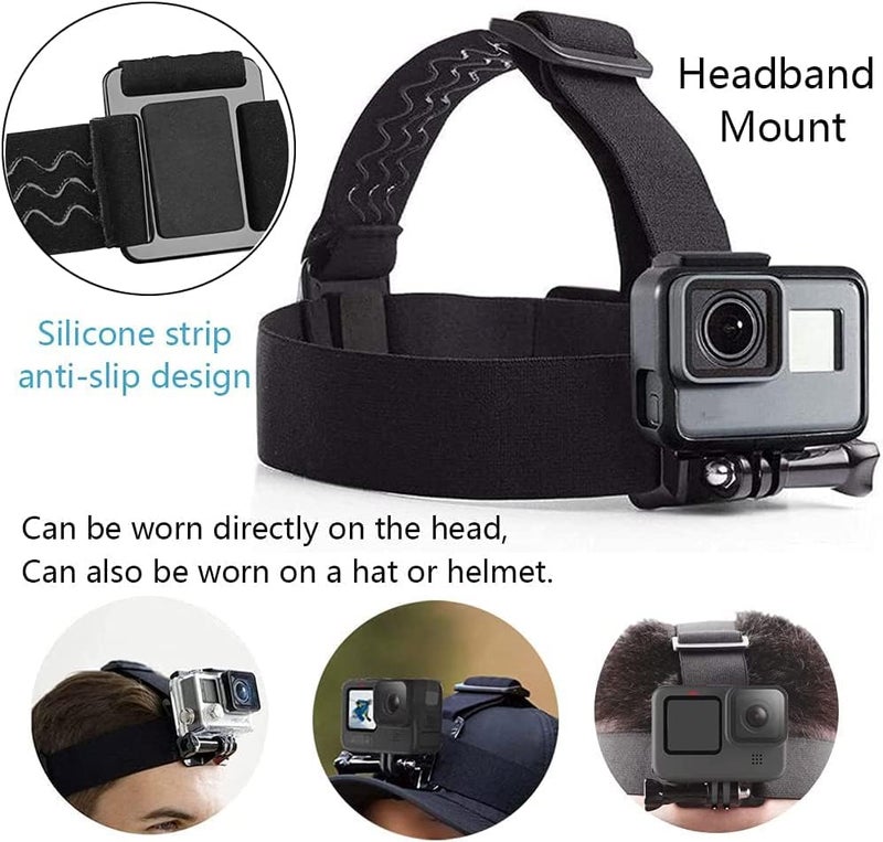 TEKCAM Headband Holder for GoPro Hero and Other Action Cameras - Image 3