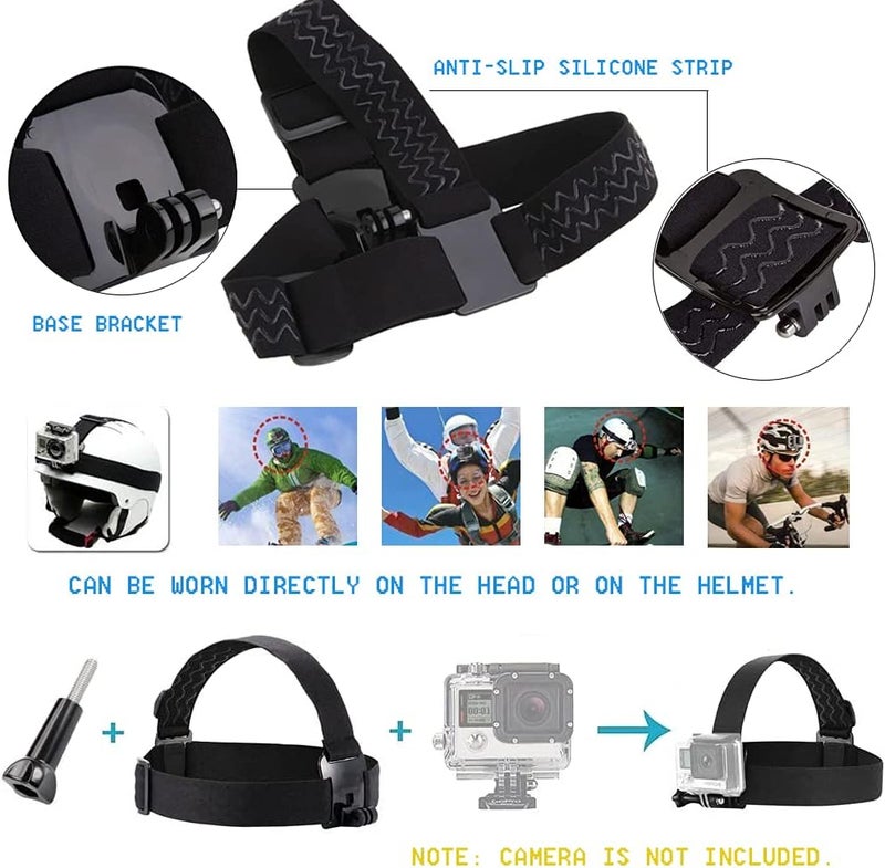 TEKCAM Headband Holder for GoPro Hero and Other Action Cameras - Image 2