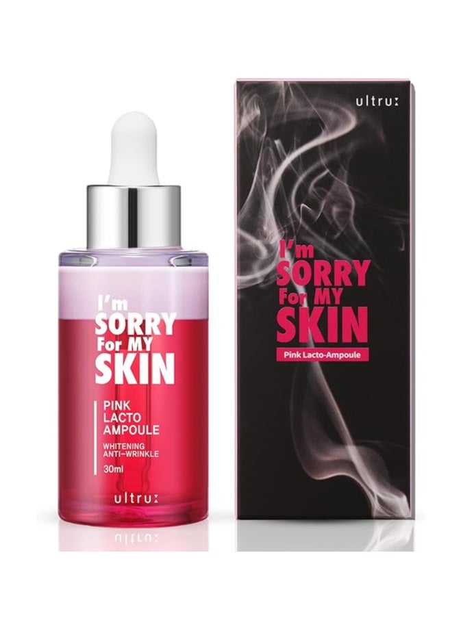 ULTRU IM SORRY FOR MY SKIN-PINK LACTO AMPOULE 30ml - Image 1