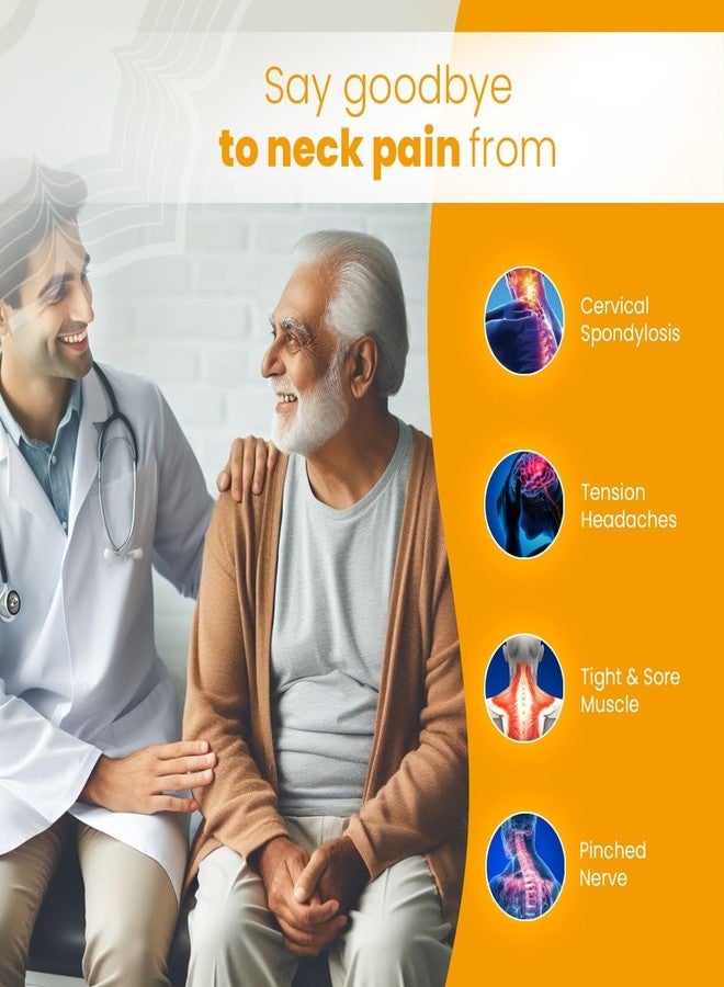 AGEasy (Max Group Comfort Cervical Soft Collar | Neck Support for Pain with High Density Foam & Optimal Support, for Cervical Disc and Neck Pain, Large, Pack of 1 (L) - Image 2