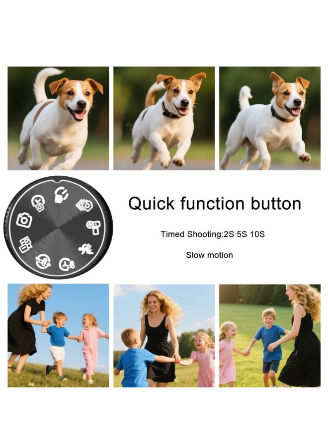 Milatech 5K Point and Shoot Digital Camera, 75MP Camera Digital for Photography, 2 Batteries, With 64GB TF Card, 18X Digital Camera with 3" 180° Flip Screen, Vlogging Camera for Beginner Gift - Image 5