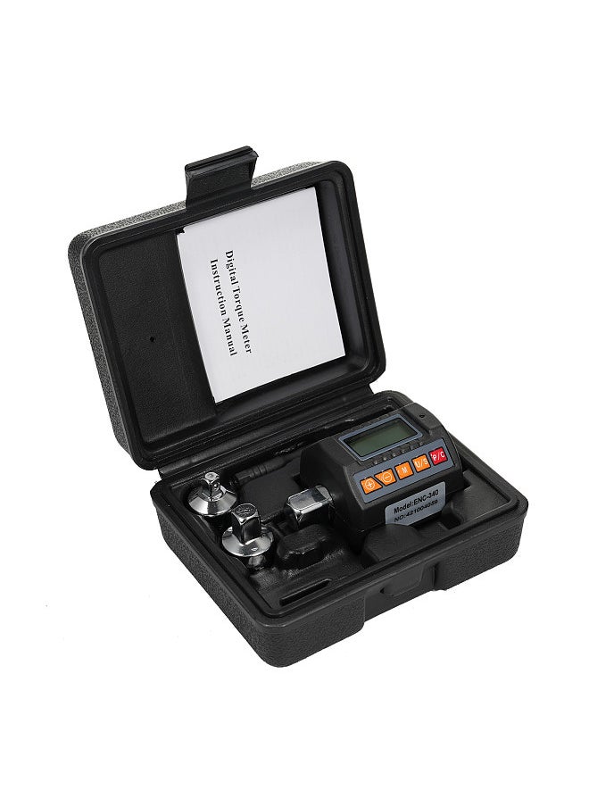 Generic - ENC-340 Digital Display Torque Meter Wrench Torque Tester 1/2'' Drive & Includes Adapters for 3/8'' and 1/4'' with Sound Light Alarm Function High Accuracy 4 Torque Units Backlit Display - Image 1