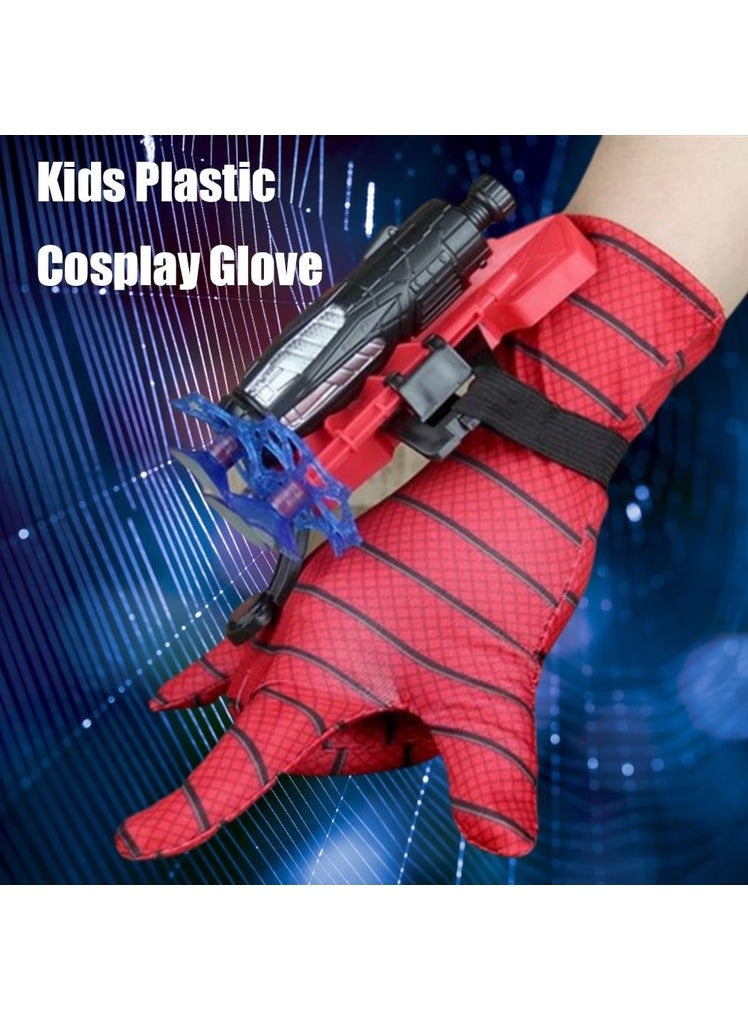Anime Spider Web Figure Toy Kids Plastic Cosplay Glove Launcher - Image 1