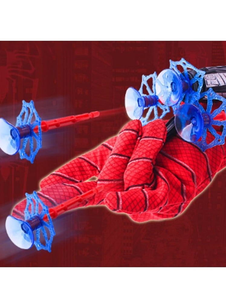 Anime Spider Web Figure Toy Kids Plastic Cosplay Glove Launcher - Image 2