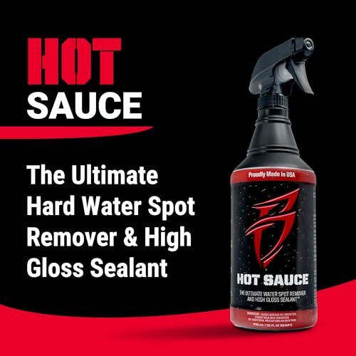 Boat Bling Hot Sauce Premium Hard Water Spot Remover w/High-Gloss Wax Sealants, 32 oz. - Image 3
