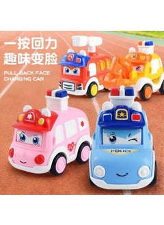 Press face-changing engineering vehicle (full set of four models)