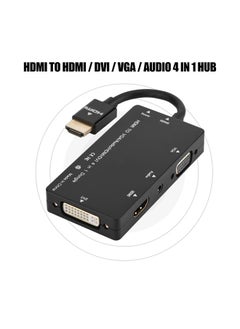 Cabledeconn 4 in 1 HDMI to HDMI / DVI / VGA / Audio Multi-function Docking Station (Black) - pzsku/Z86EA1F88B09BAE3A9DF1Z/45/_/1730469969/e125de61-417c-449a-a45f-e4ca6cabe082