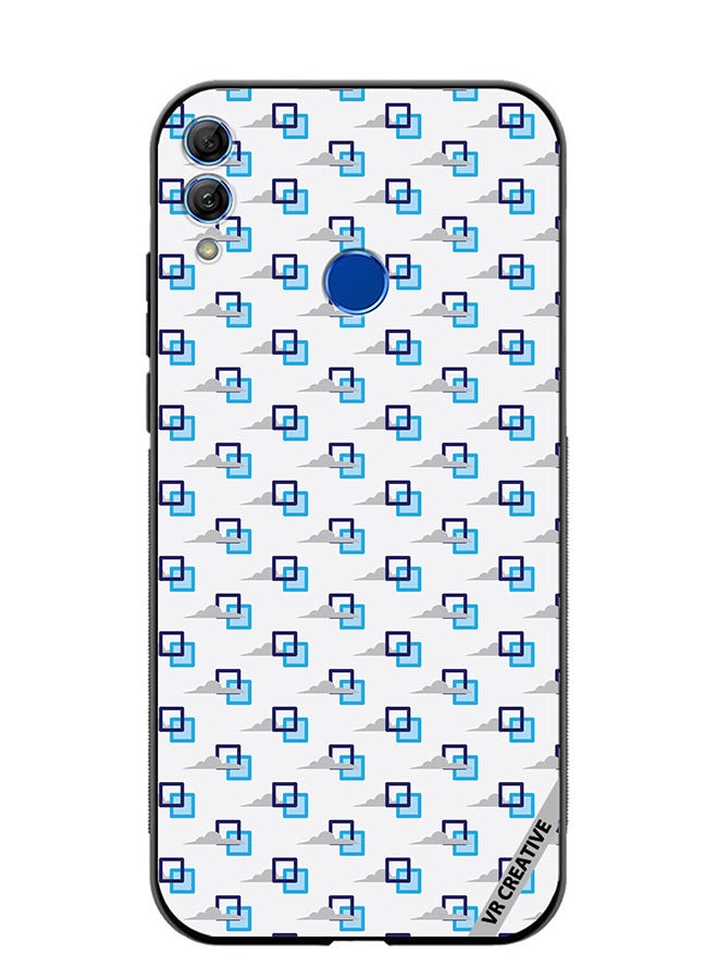 Protective Case Cover For Honor 10 Lite Blue Cloud Design Multicolour