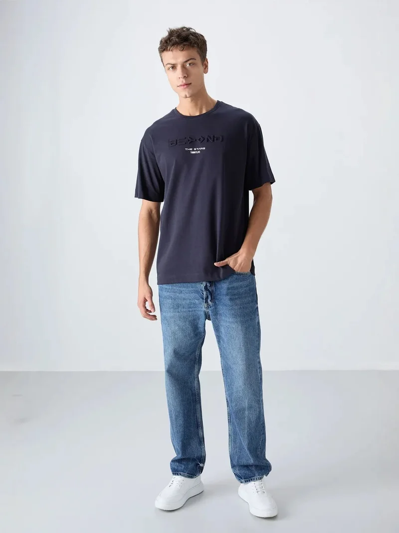 TOMMYLIFE TOMMY Oversized Cotton-Polyester Logo T-Shirt