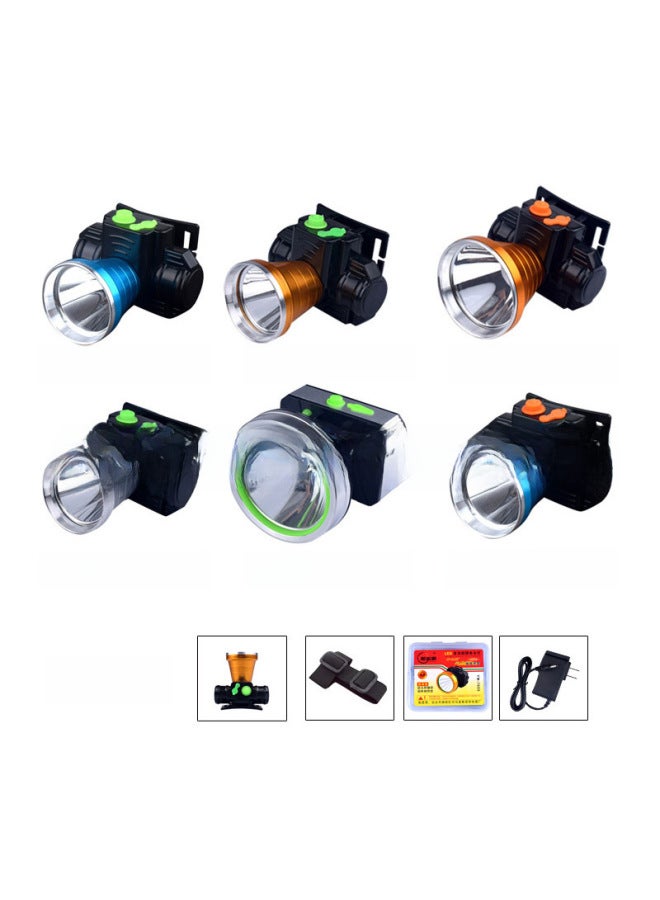 Led Outdoor Strong Light Charging Headlight Mini High Power Induction Fishing Lamp Rubber Tapping Head-mounted Flashlight Miner's Lamp-Color:1668 White Light 80W Double Battery With Bracket Hole