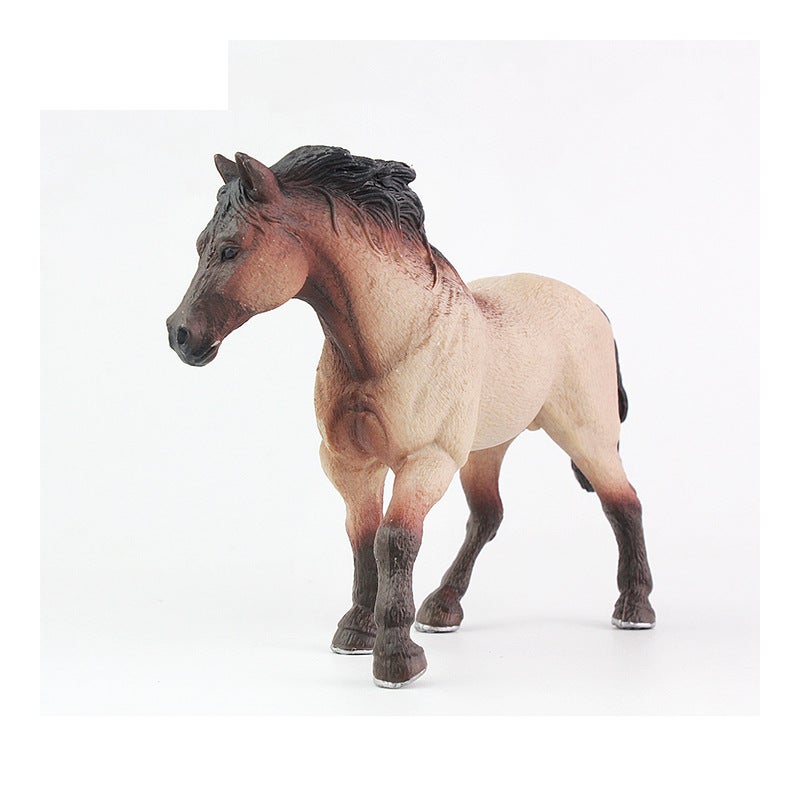 Solid Stallion Model Farm Horse Toy for Kids No. 4 horse