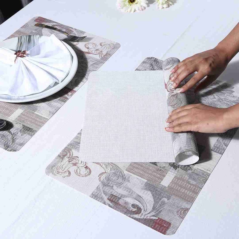 Wonderchef Valentina Set of 6 Abstract Print Placemat - Image 4