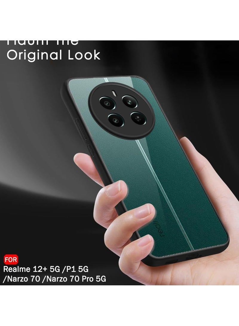 Hybrid Shockproof Back Cover Case for Realme 12 4G/ Realme 13 4G Camera Protection Bump | Hard Back Case PC & TPU, Crystal Clear Back - Image 2