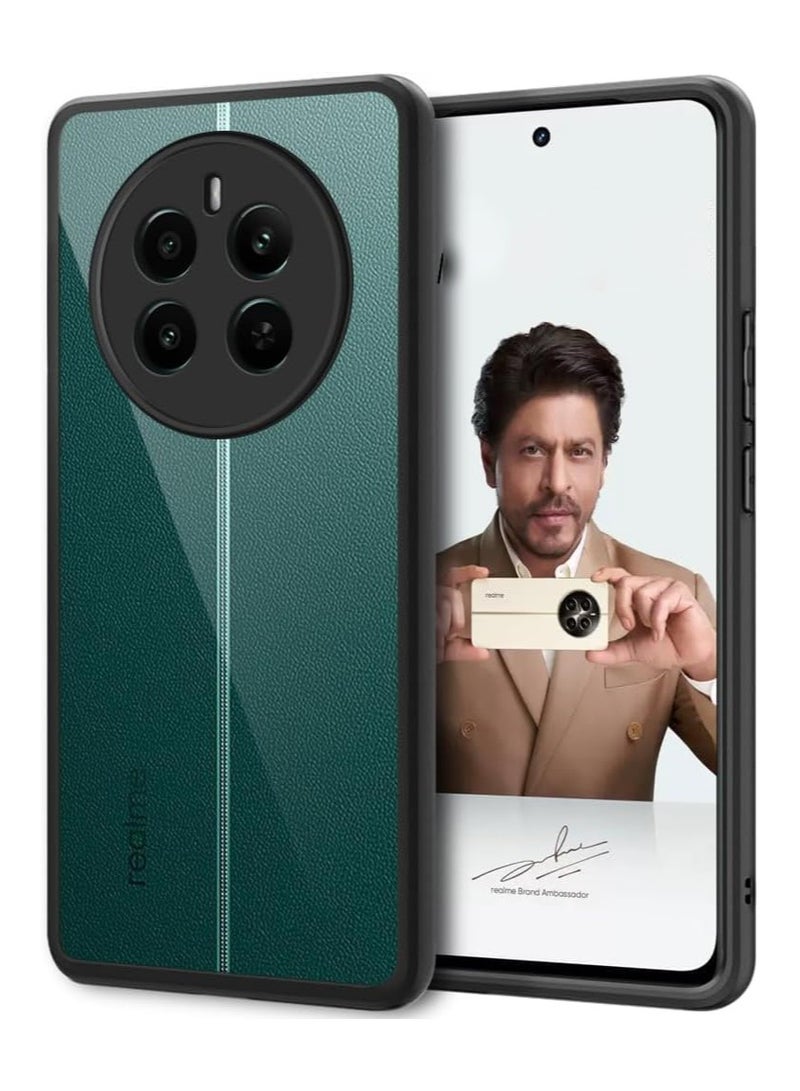 Hybrid Shockproof Back Cover Case for Realme 12 4G/ Realme 13 4G Camera Protection Bump | Hard Back Case PC & TPU, Crystal Clear Back - Image 1