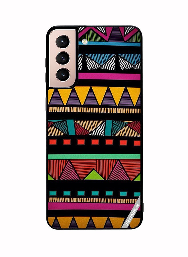 VR CREATIVE Protective Case Cover For Samsung Galaxy S21 5G Kalakari Design Multicolour - Image 1
