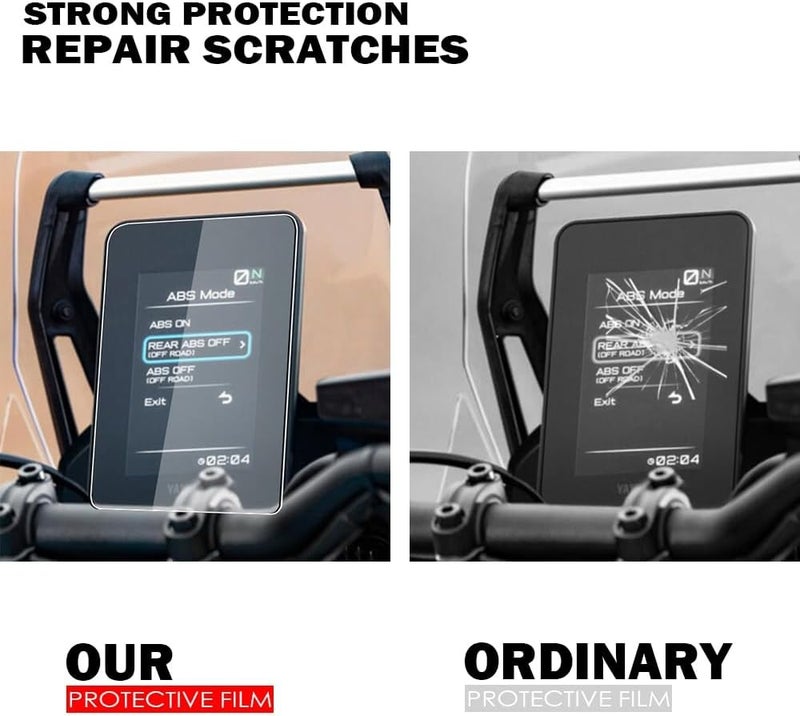 QASULER Motorcycle Dashboard Screen Protector for Yamaha Tenere 700 - Image 3