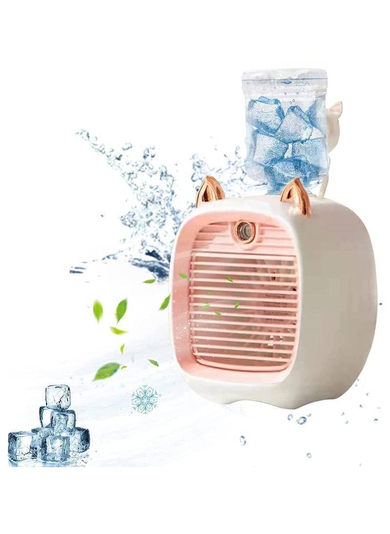 Generic Portable Water Air-Conditioning Little Fox Spray USB Cooling Fan Desk For Desk Room Bedroom Office And Dorm Turbo  - Image 2