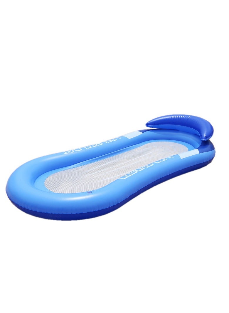 RedMapleTEK Inflatable outdoor water adult folding net recliner floating bed 150 * 75cm - Image 2