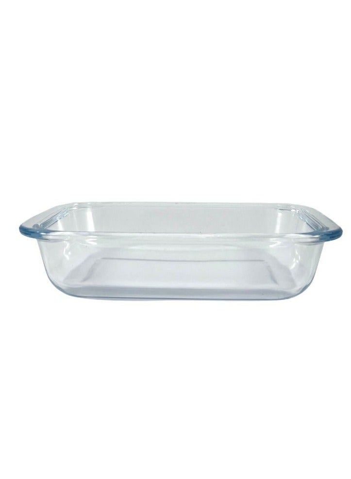 Homemaker Premium Turkish-designed Clear Rectangular Glass Baking Dish – 0.7L Capacity, 23 x 14.9 cm, 4.8 cm Height – Elegant & Durable for Everyday Cooking - Image 3