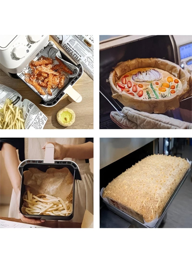 High-quality food-grade baking and wrapping paper – Non-stick newspaper-style parchment paper roll (0.3 x 5 meters) suitable for baking, grilling, air frying, and food wrapping - Image 4