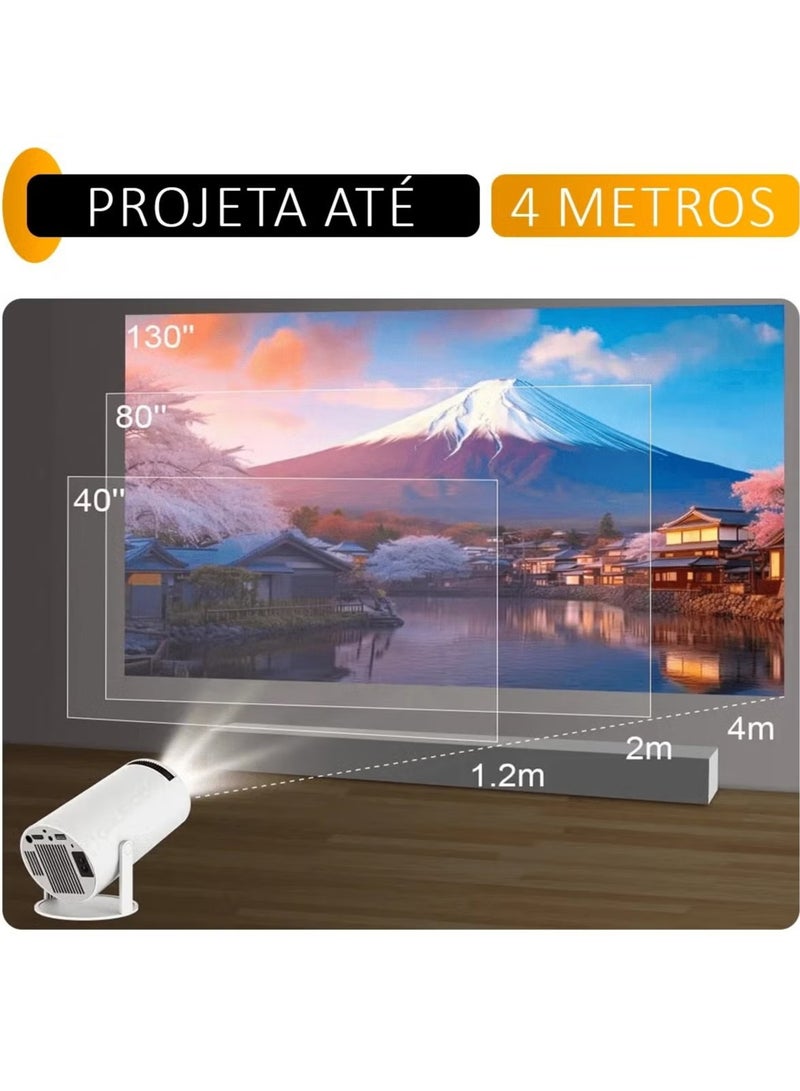 Denx DX2591 - Smart Projector, Portable Projector Pocket 5G WIFI Android11.0 Support Home Theater Full HD 1080P for Indoor Outdoor Home Birthday Gift Compatible with TV Stick/HDMI/USB/PS5/iOS/PS4  - Image 4