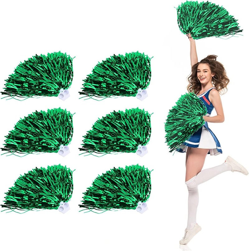 comfrt Cheerleading Poms, Lightweight Cheerleader Pom Poms for Night Cheer Sports Party Dance - Image 1