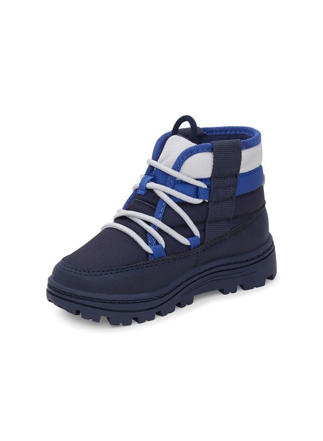 Unisex-Child Fallon Fashion Boot, Blue, 5 Little Kid