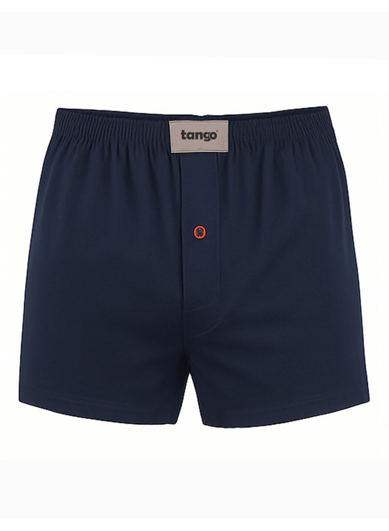 Tango Button Shorts (Solid) Dark Blue Gray - Image 1