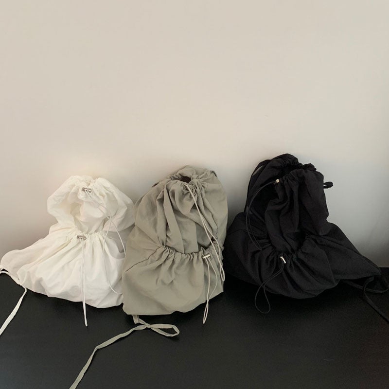 Korean Nylon Drawstring Backpack Large Capacity Unisex Casual - Image 4