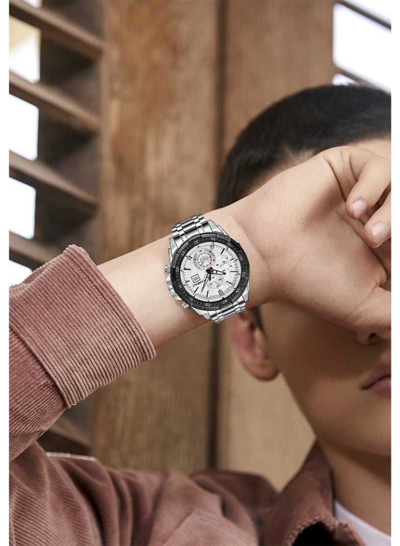 CASSRAY New glow-in-the-dark watch for boys and teenagers, trendy sports watch for men, cool watch for Instagram users, vintage waterproof quartz watch, retro quartz watch - Image 5