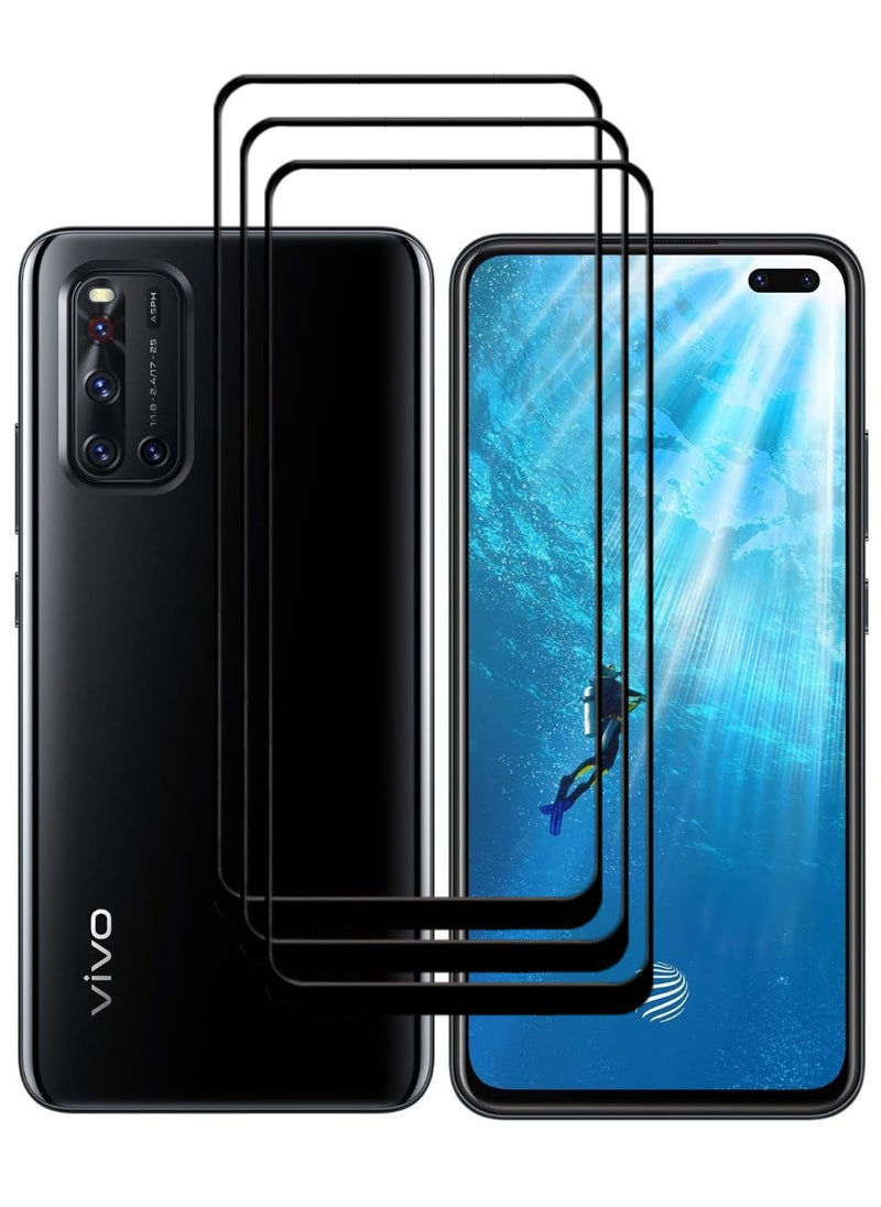 ACLIX 3 Pieces Antistatic ESD Dustproof Premium Quality High Definition Tempered Glass Screen Protector Designed For vivo V19 - Image 1