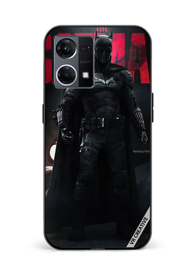 VR CREATIVE Protective Case Cover For Oppo Reno8 4G Batman Design Multicolour - Image 1