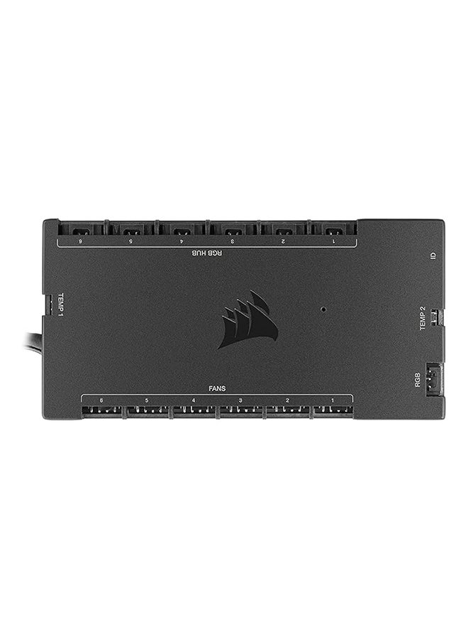 كورسير iCUE COMMANDER CORE XT، سرعة مروحة رقمية وإضاءة RGB - Image 1