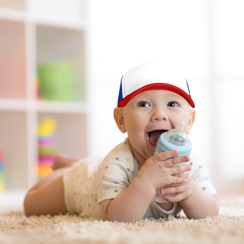 DALIX Infant Trucker Hat Baby Cap Tiny Extra Small Boys Red White Royal Blue - Image 5