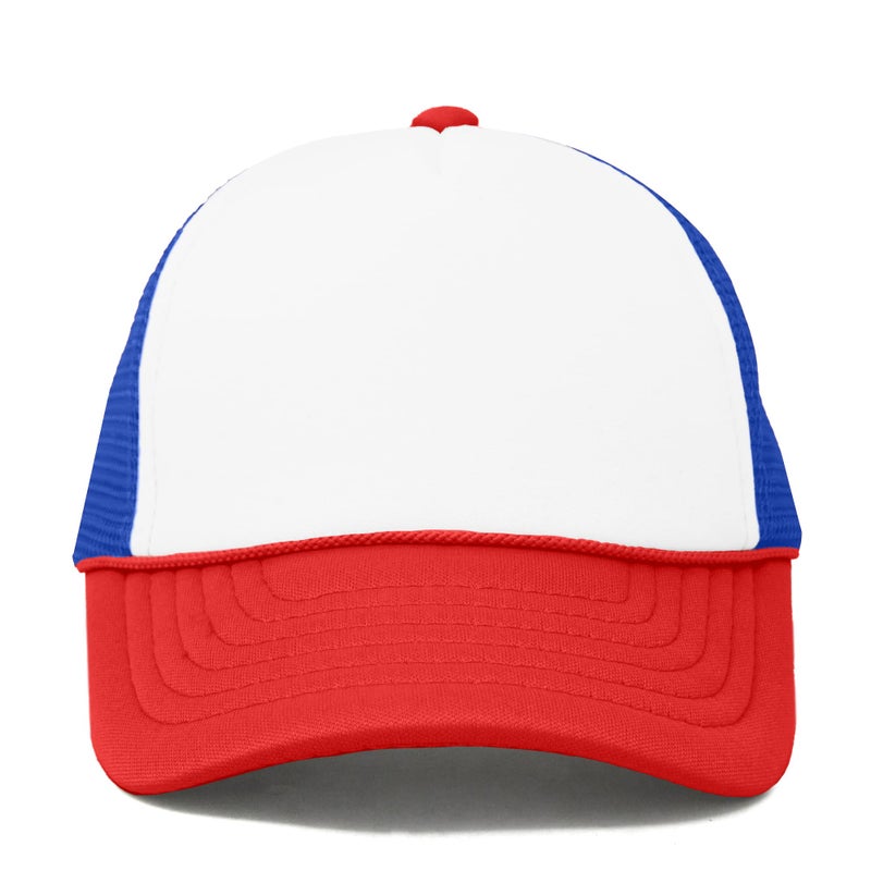 DALIX Infant Trucker Hat Baby Cap Tiny Extra Small Boys Red White Royal Blue - Image 4