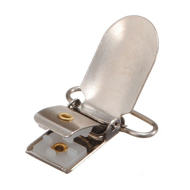 yueton 30pcs Metal Pacifier Clips Bib Clips Suspender Clips - Image 4