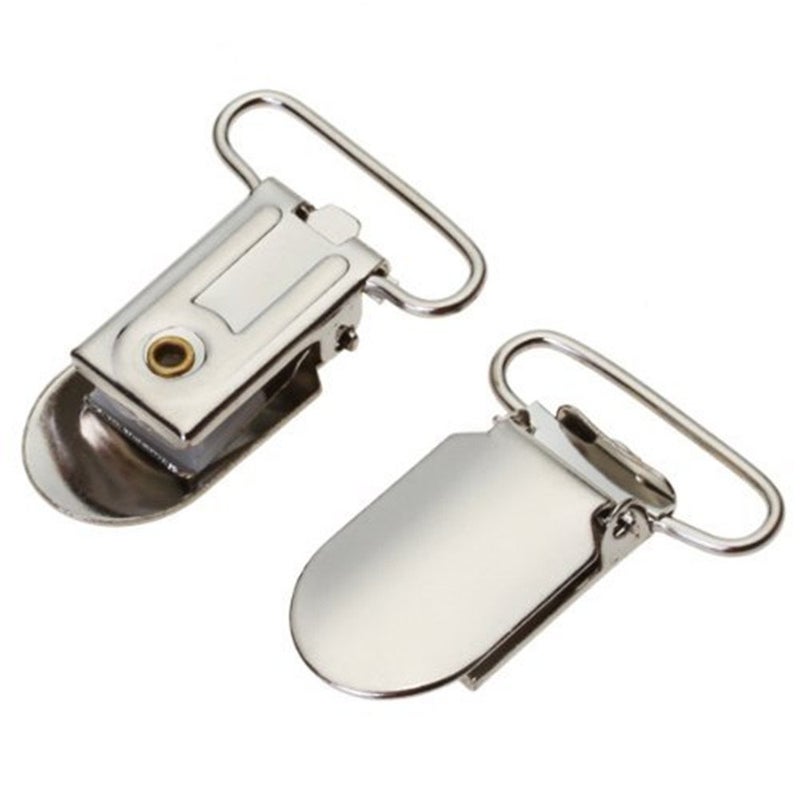 yueton 30pcs Metal Pacifier Clips Bib Clips Suspender Clips - Image 3