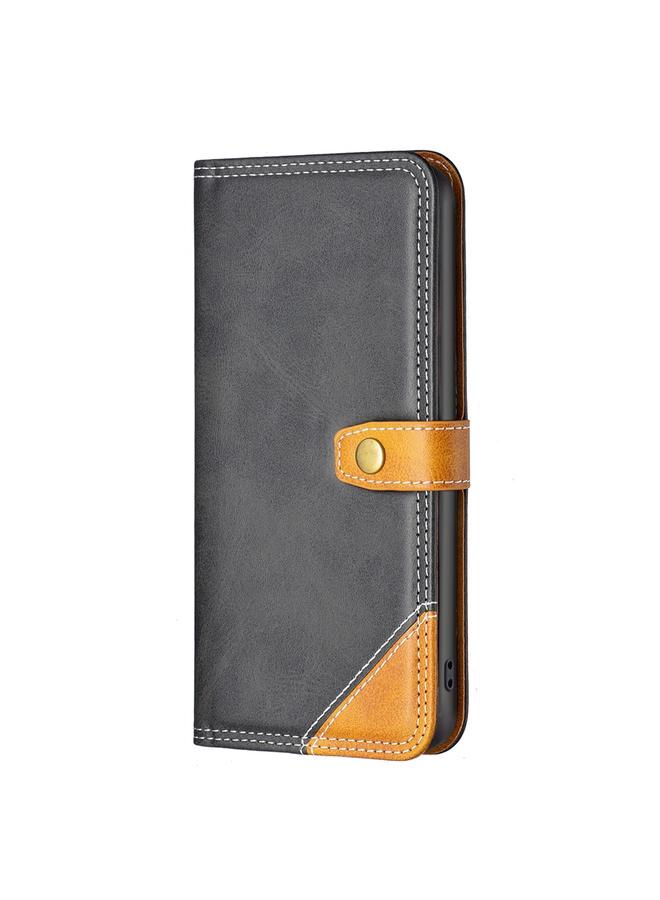 اس-توب جراب لهاتف Samsung Galaxy S23 Ultra 5G مصنوع من الجلد بخيوط خياطة مزدوجة متطابقة اللون - Image 2