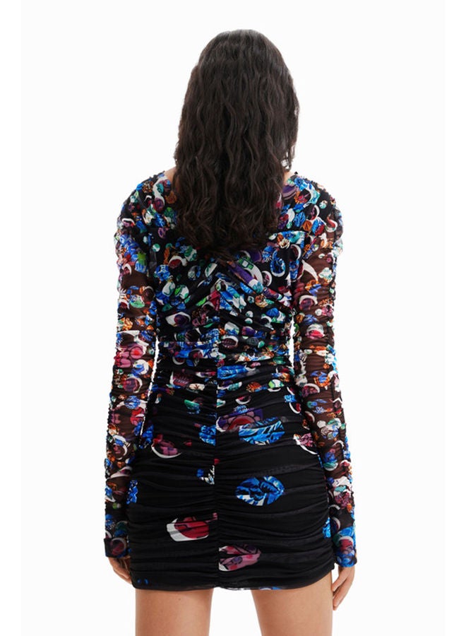 DESIGUAL فستان قصير من إم. كريستيان لاكروا  - Image 4