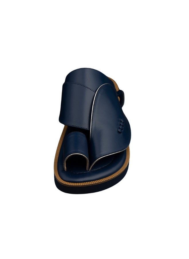 NAD Dark blue genuine leather arabic sandals  - Image 3