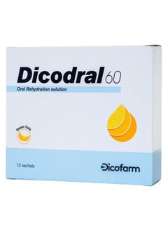 Dicodral 60 Oral Rehydration Sachets, Hydration Drink, Electrolyte,Banana Taste - Made in Italy - Pack of 12 Sachets - pzsku/Z86EBC3C0904FBE1E93B4Z/45/_/1721998285/afb1c533-4622-4816-9ecd-4c4909b7d779