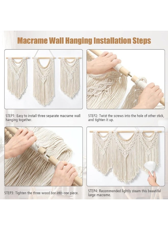 Home Gallery Macrame Wall Hanging Large Boho Woven Handmade  - Image 1