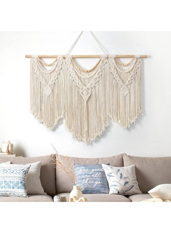Home Gallery Macrame Wall Hanging Large Boho Woven Handmade  - Image 5