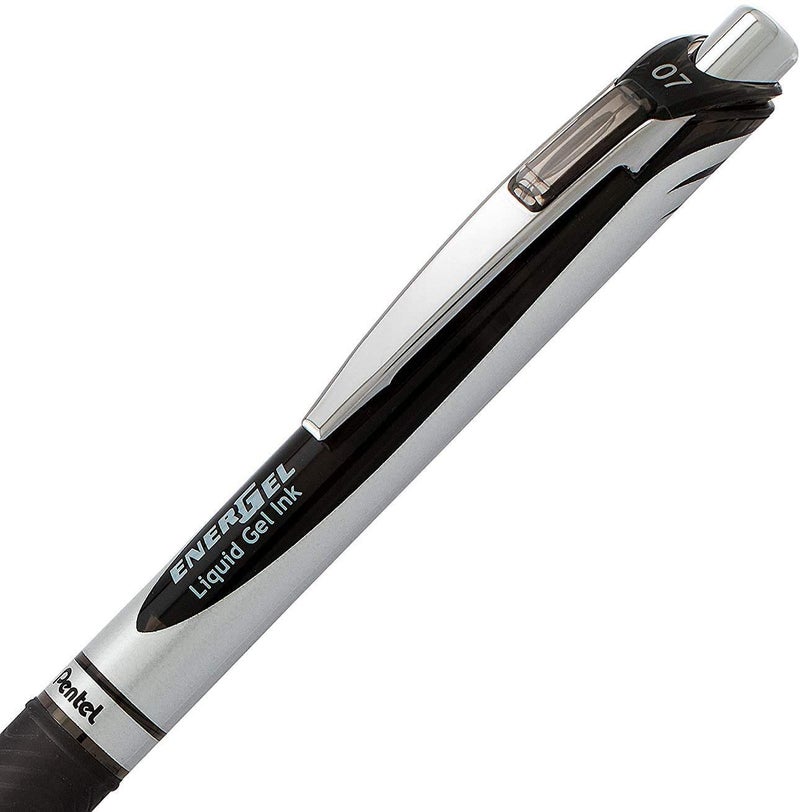 Pentel أقلام بينتل إنرجيل 0.7 مم RTX قابلة للسحب حبر أسود - نقطة متوسطة، طرف معدني، عبوة من 10 - Image 3