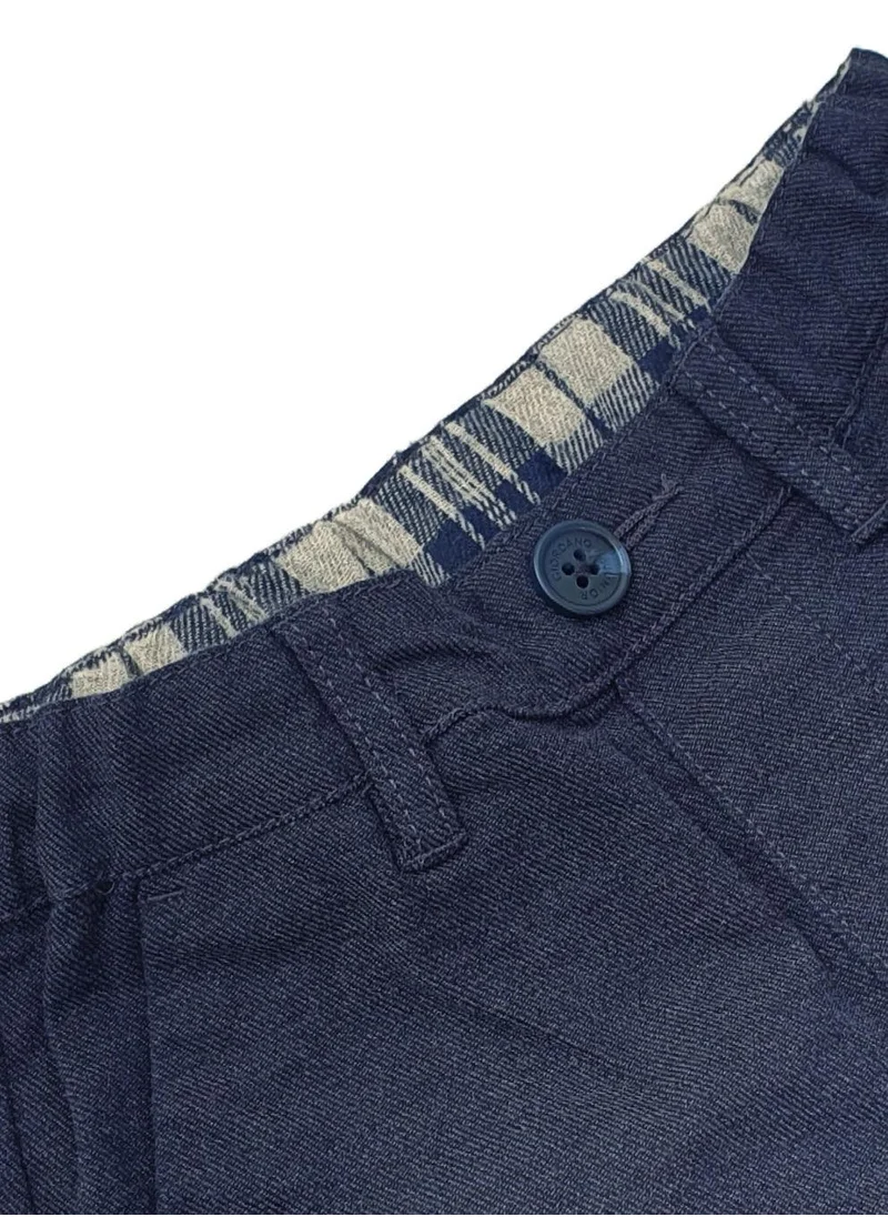 GIORDANO Junior Twill Stretch Mid Rise Regular Tapered Fit Elastic Waist Pants
