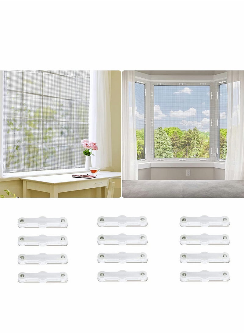 Self Adhesive Strip Set for DIY Fly Nets,12Pcs Screen Fixing Clip with for Screen Door Curtain Clip Mosquito Net Insect Mesh Tool DIY Installation - pzsku/Z86EBF8A8F7AB24B08088Z/45/_/1696988482/0fec41b6-a21e-44b6-ac5b-0536a5aef1f1