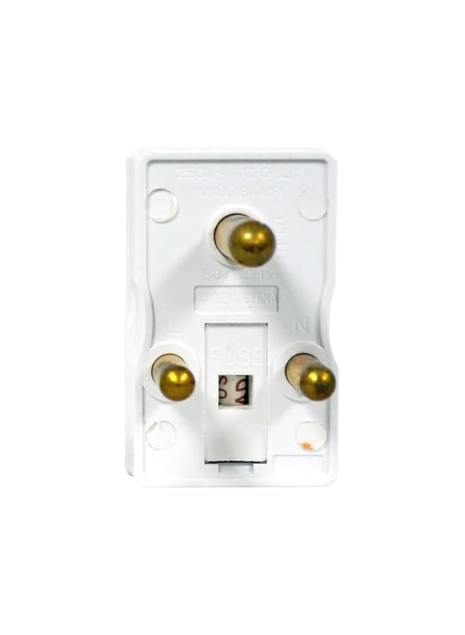 KADRIS Kadris MU-1075 13A Universal Travel Plug Adapter, White  - Image 5