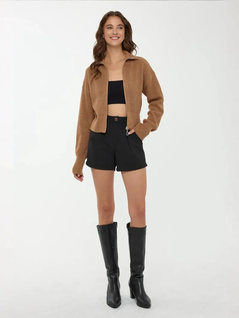 HICCUP Zippered Cardigan