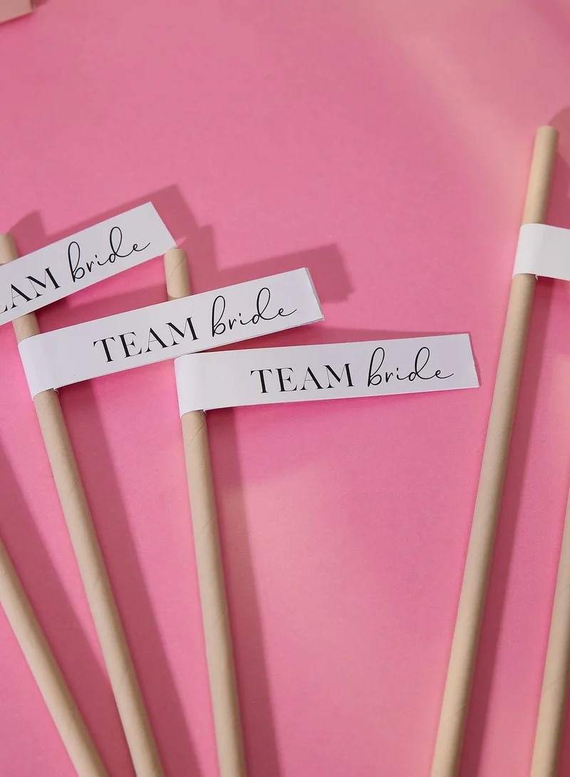 Ginger Ray Straws - Team Bride